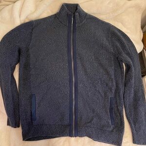 Daniel Hechter Dark Blue Zip-Up Sweater